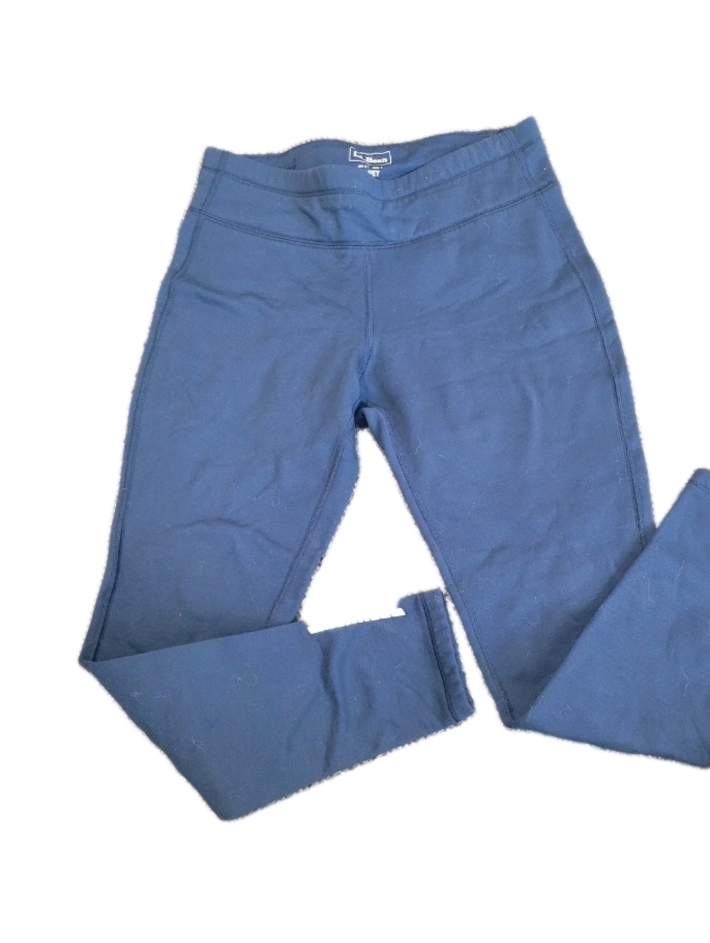 L.L. Bean $76 Athletic Blue Therma Fleece Leggings